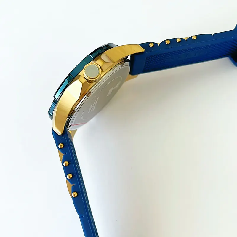 Guess Oasis Multifunction Quartz Blue Dial Men’s Watch- W0366G6